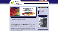 Desktop Screenshot of guptaplastics.com