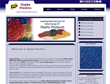 Tablet Screenshot of guptaplastics.com